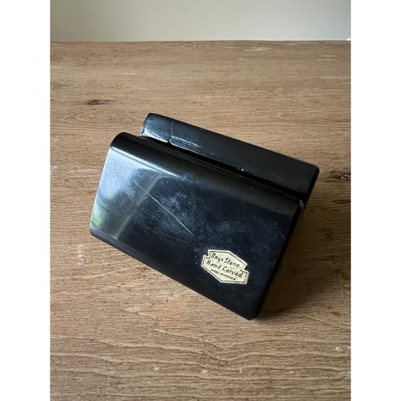 Mini Golf Book & Desktop Picture Frame Wooden Texas Weight Business Card Holder - Picture 2 of 6